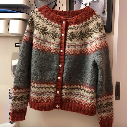 Cardigan Femme Coloré - Pull Douillet et Confortable pour Tous les Jours