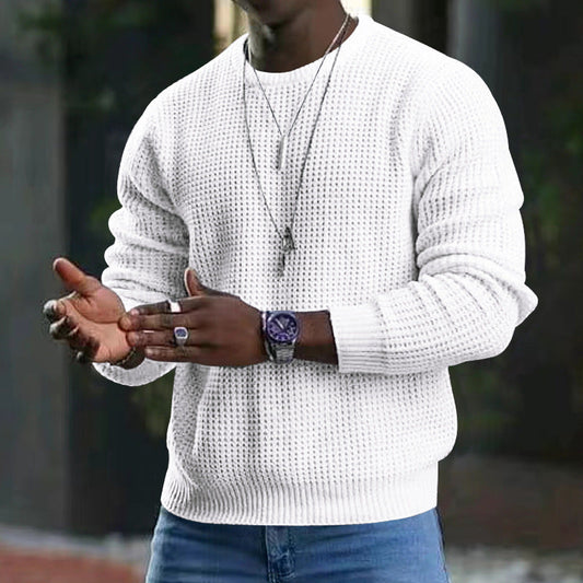 Pull Classique à Manches Longues pour Homme - LuxeStyle