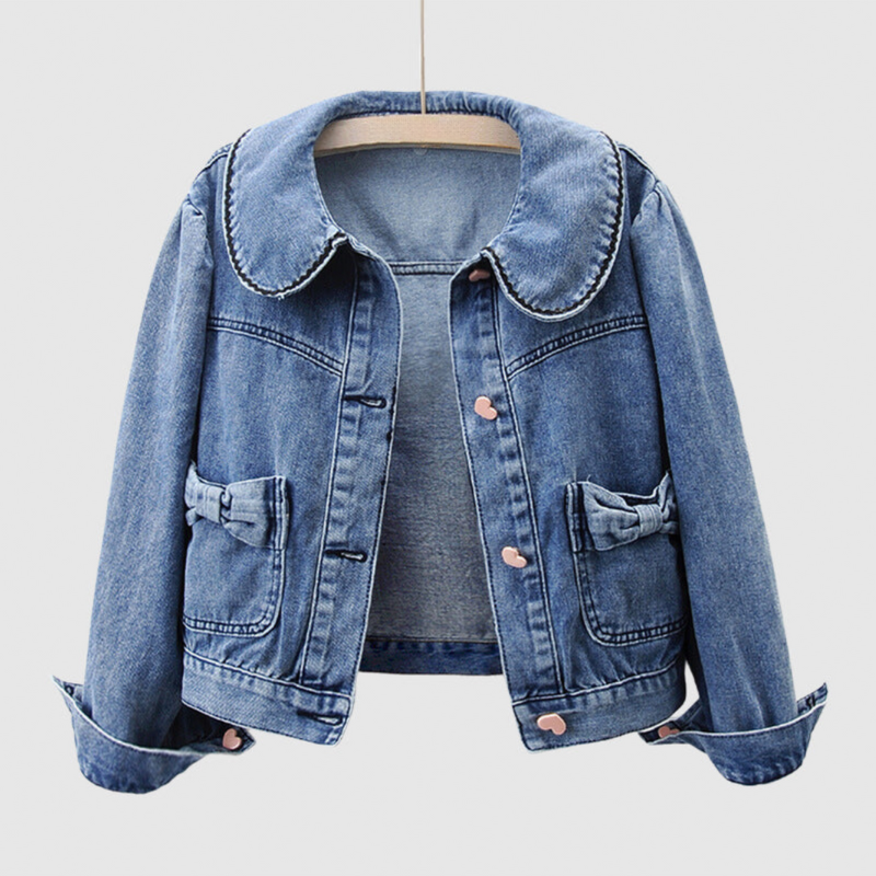 Veste Jean Femme Élégante - luxestyle