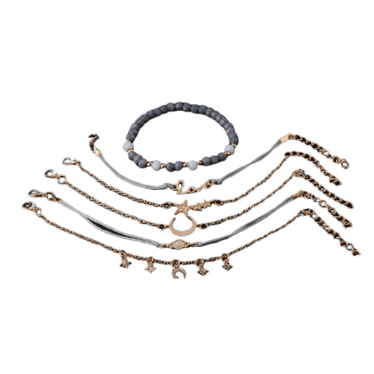 Bijoux Fantaisie - 6 Bracelets Astraux Étoilés - LuxeStyle