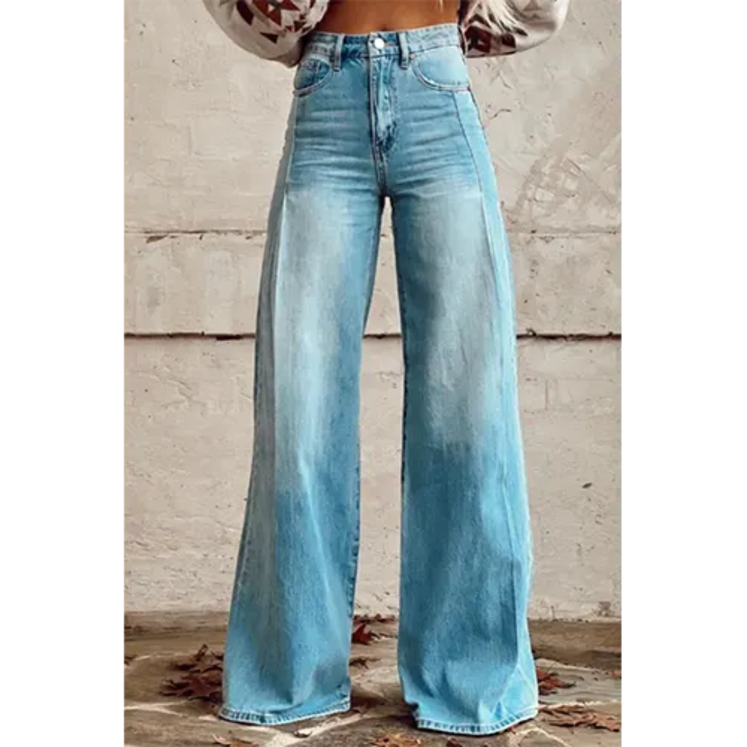 Jean Femme Taille Élevée Confortable - luxestyle