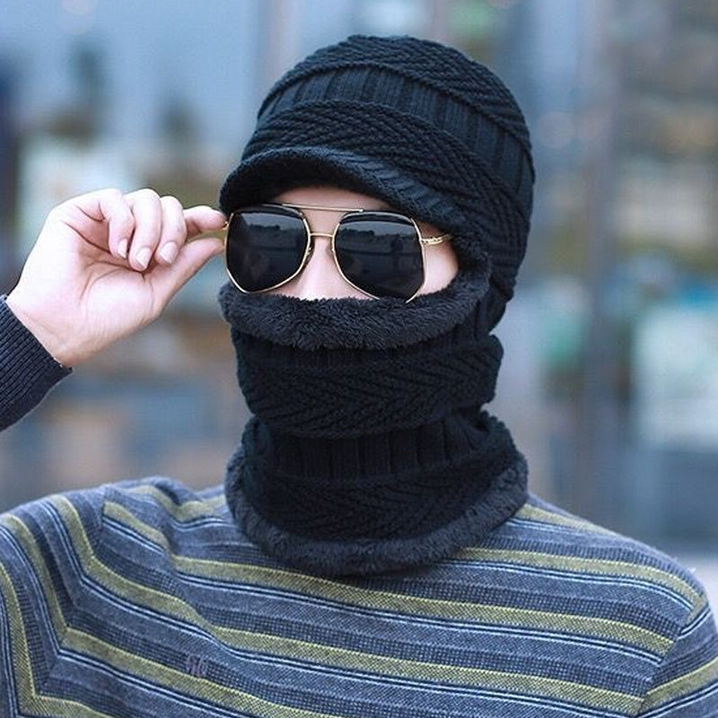 Bonnet Hivernal Douillet avec Visière pour Adulte