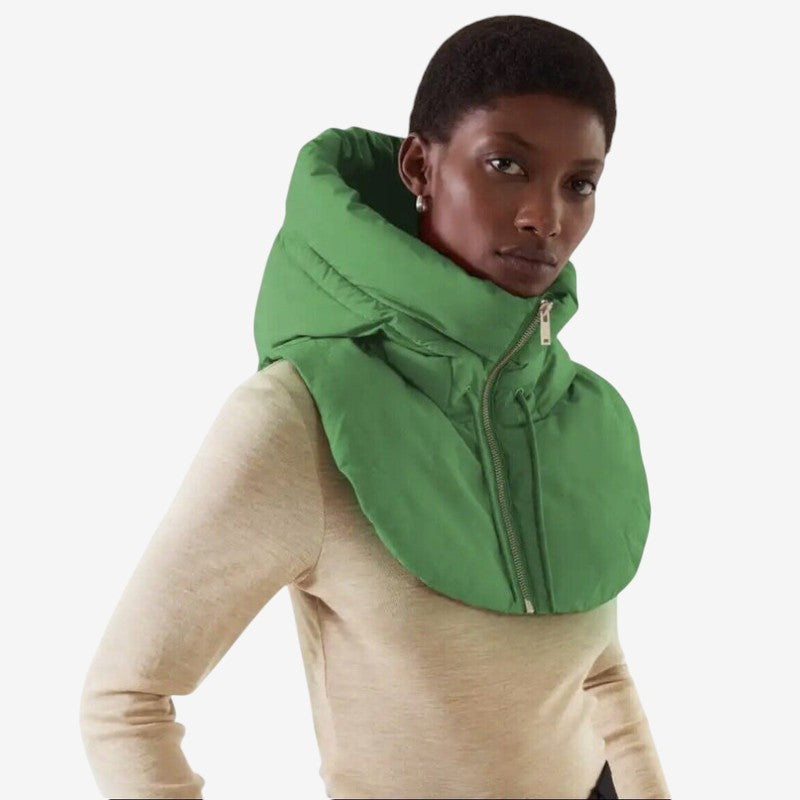 Cagoule à capuche zippée confortable pour femme