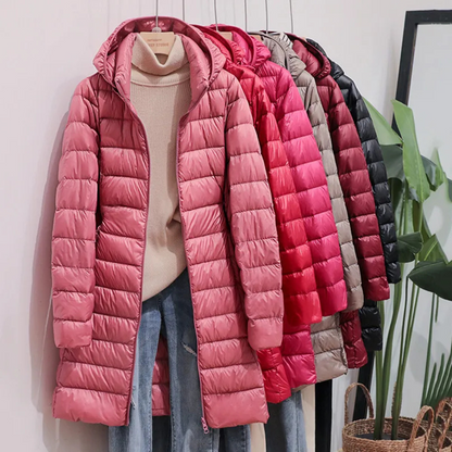 Doudoune Femmes Hiver Longue Élégante - luxestyle