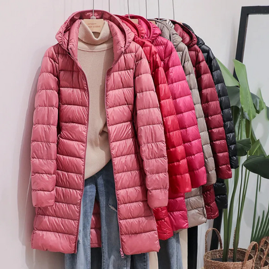 Doudoune Femmes Hiver Longue Élégante - luxestyle
