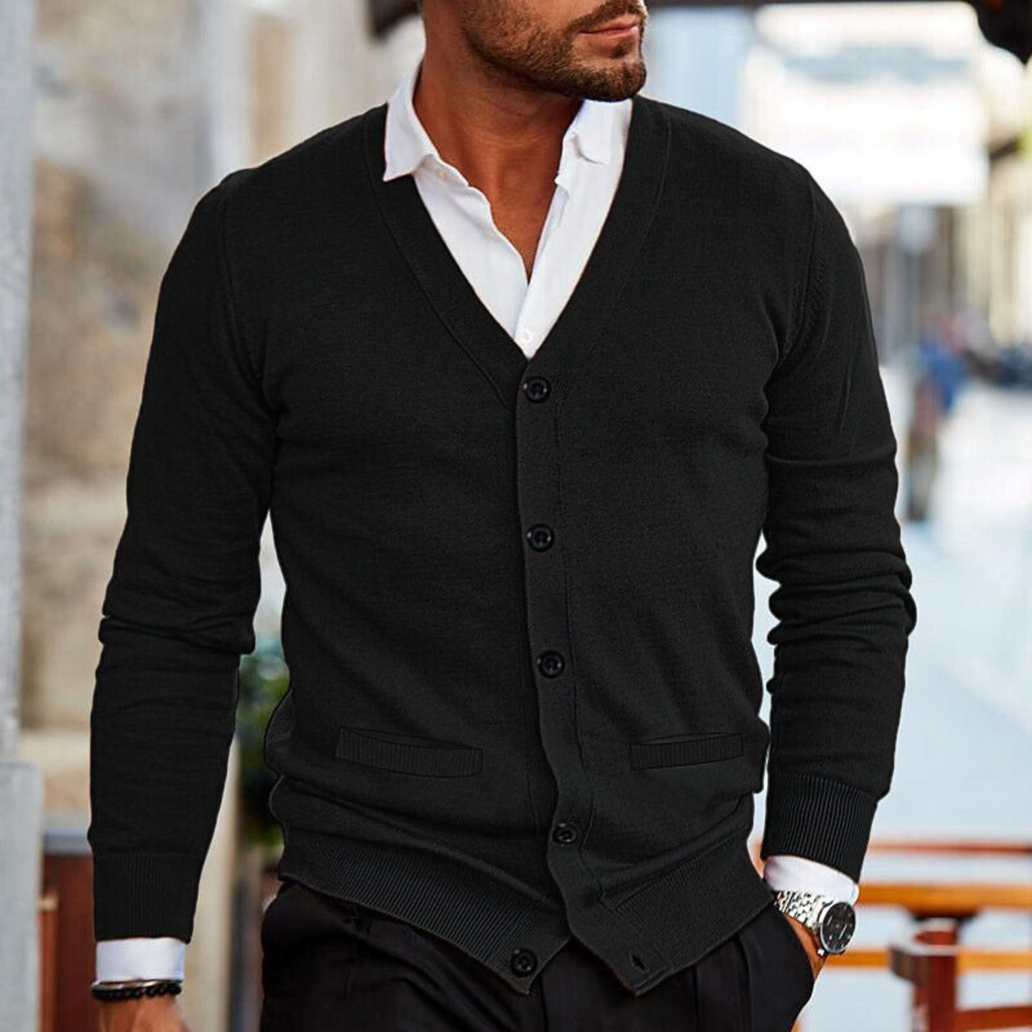 Cardigan Homme Polaire Très Doux - luxestyle