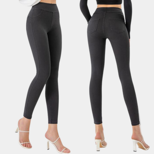 Mira | Collants Jeans Femme Élégants - luxestyle