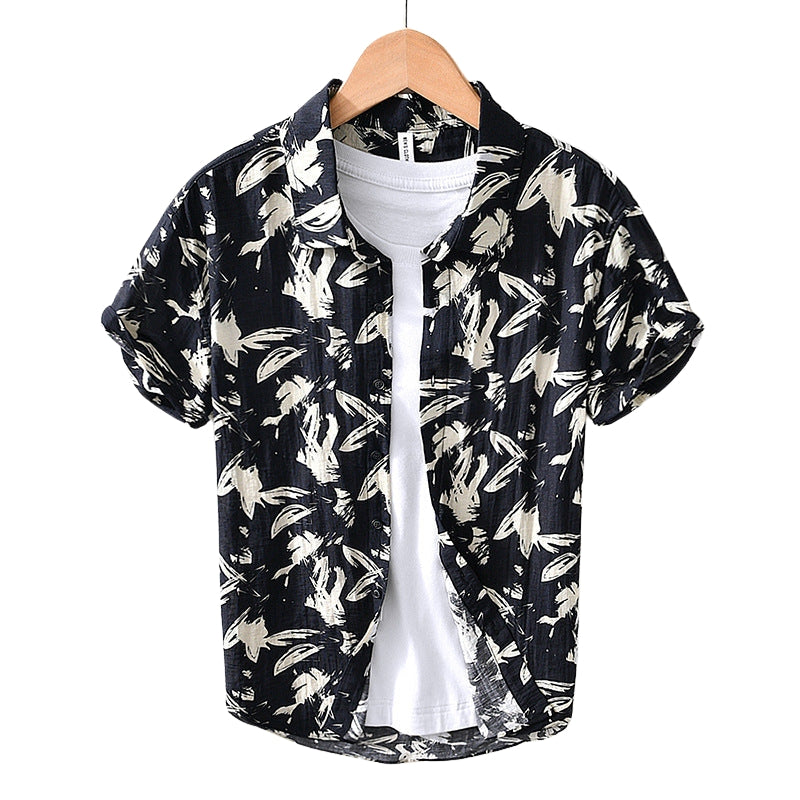 Chemise Élégante Estivale à Manches Courtes - LuxeStyle