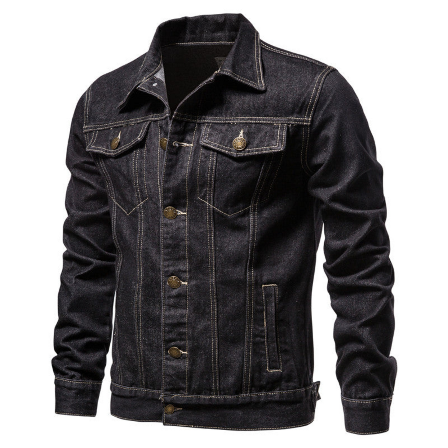 Veste Denim Homme Casual