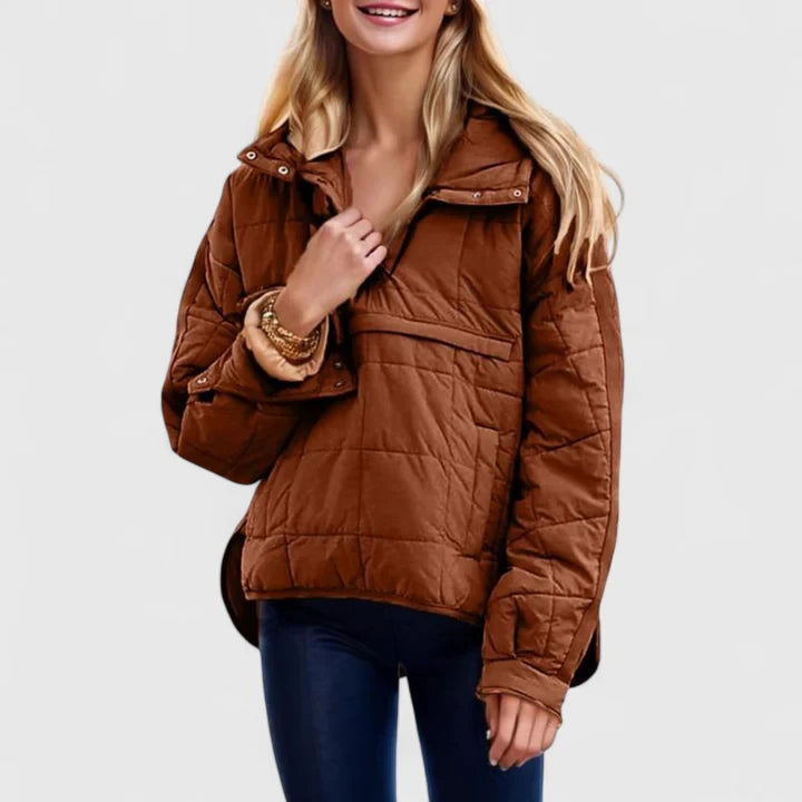 Veste à Capuche Grande Taille Féminine - LuxeStyle