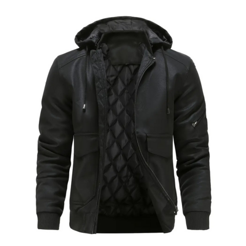 Veste d'hiver étanche pour homme à capuche - LuxeStyle