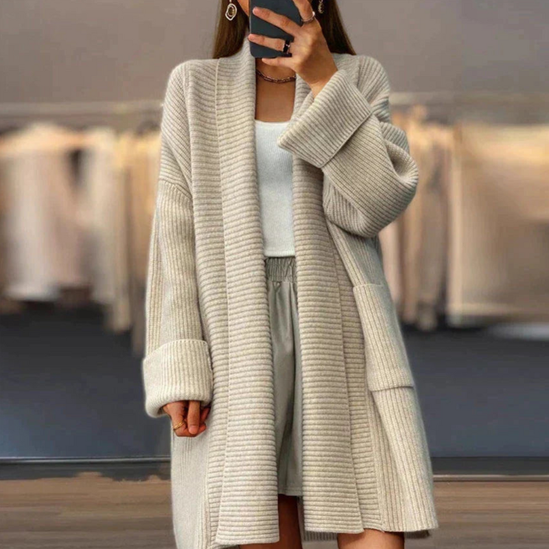 Cardigan Femme Long Élégant et Douillet - luxestyle