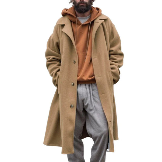 Manteau Homme Hiver Élégant à Fermeture Éclair - LuxeStyle