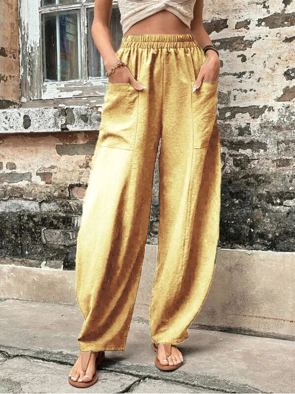 Pantalon Large Décontracté Pour Femmes - luxestyle