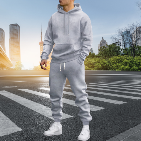 Tenue de sport homme décontractée 2 pièces - LuxeStyle