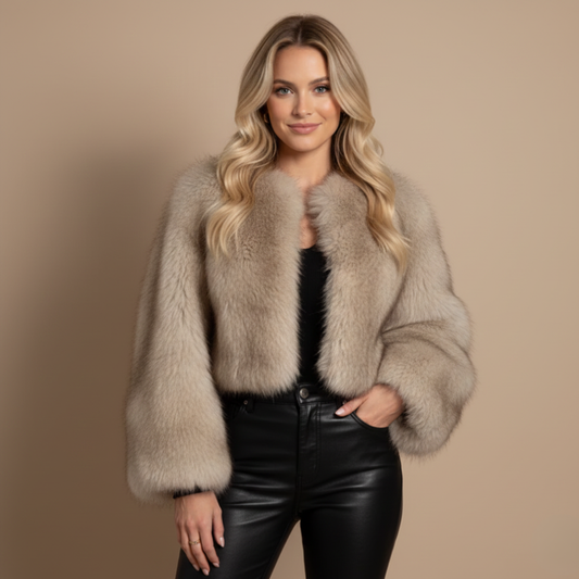 Pull Femme Col Roulé Élégant – Tunique Tricot Hiver Chaleureuse - LuxeStyle