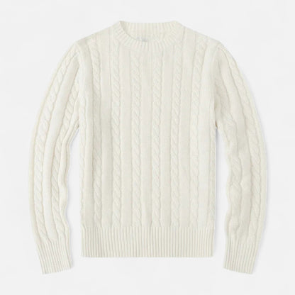 Pull en laine mélangé Brun pour Homme