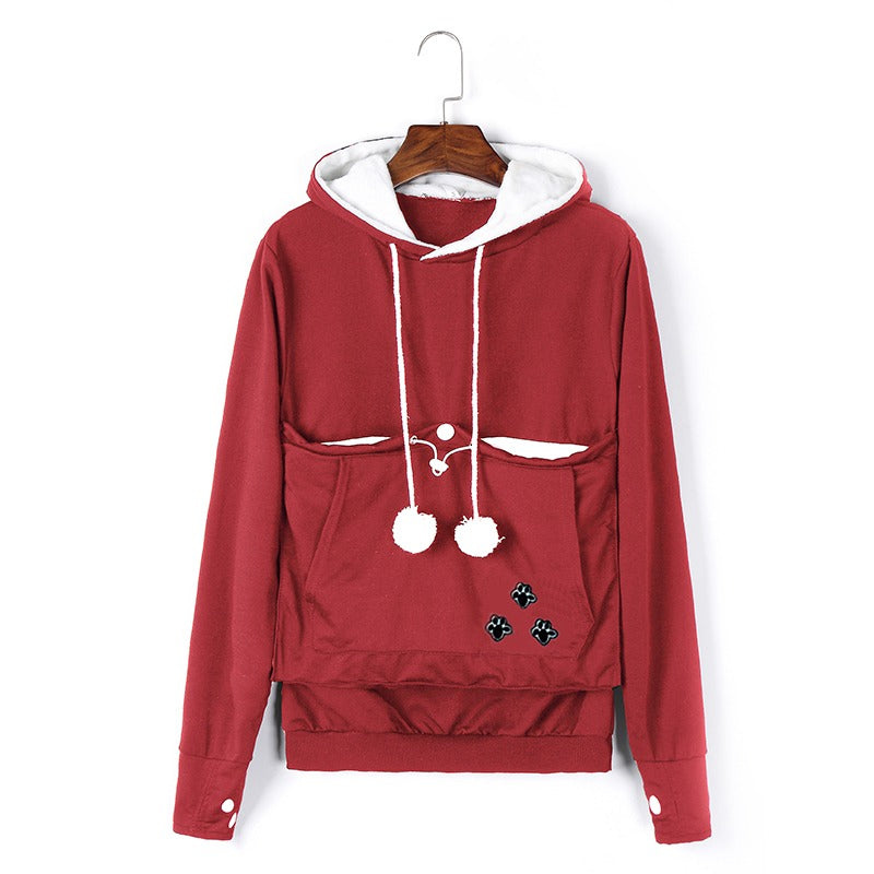 Sweat À Capuche Douillet pour Femme avec Poche Intérieure - LuxeStyle