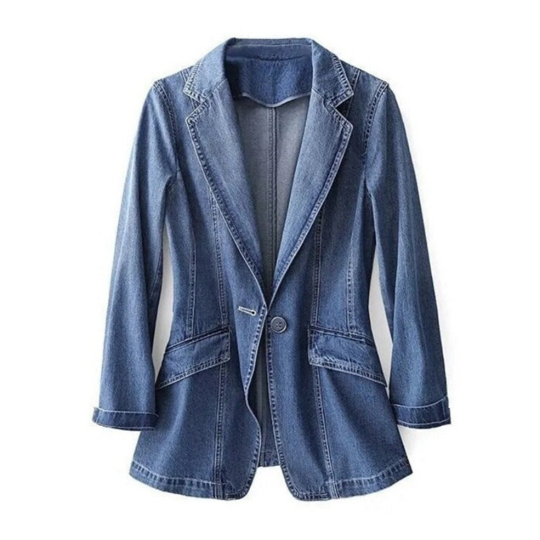 Gilet Jeans Féminin Longueur Grande - luxestyle