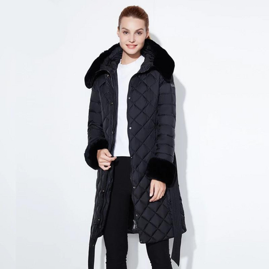 Manteau Hiver Femme Élégant Long - luxestyle