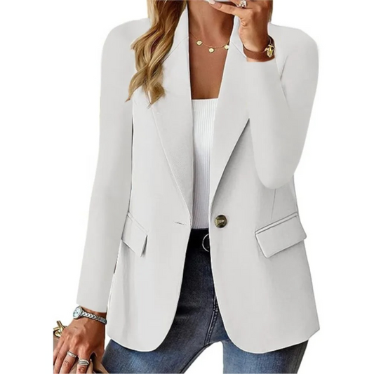 Veste Blazer Féminine Blanche Élégante - LuxeStyle