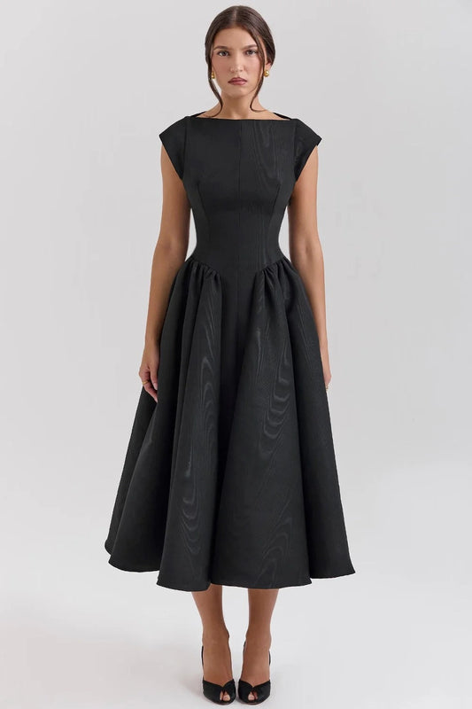 Robe élégante taille cintrée pour femmes - LuxeStyle