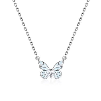 Bijou Collier et Bracelet Papillon Chic en Métal Brillant
