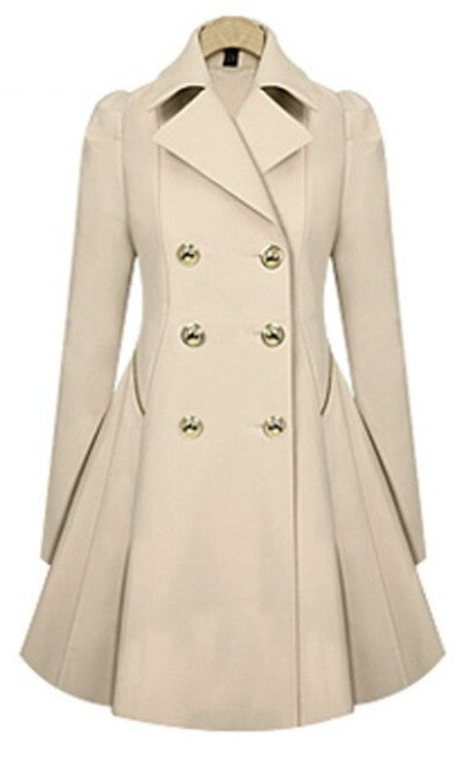 Manteau Long Femme Élégant Imperméable - luxestyle