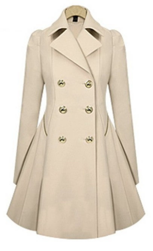 Manteau Long Femme Élégant Imperméable - luxestyle