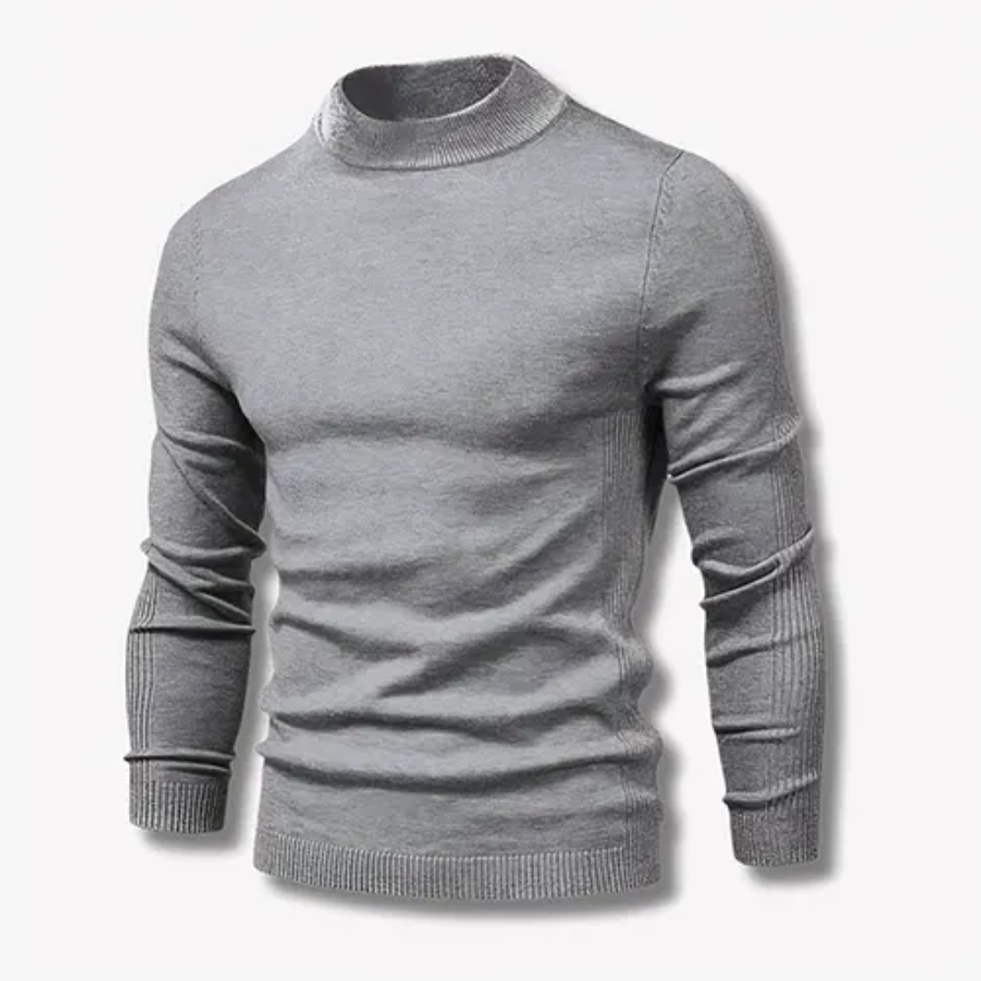 Pull Col Enroulé Douillet Homme - luxestyle