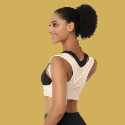 Ceinture de posture féminine élégante pour dos droit et soulagement du cou - LuxeStyle