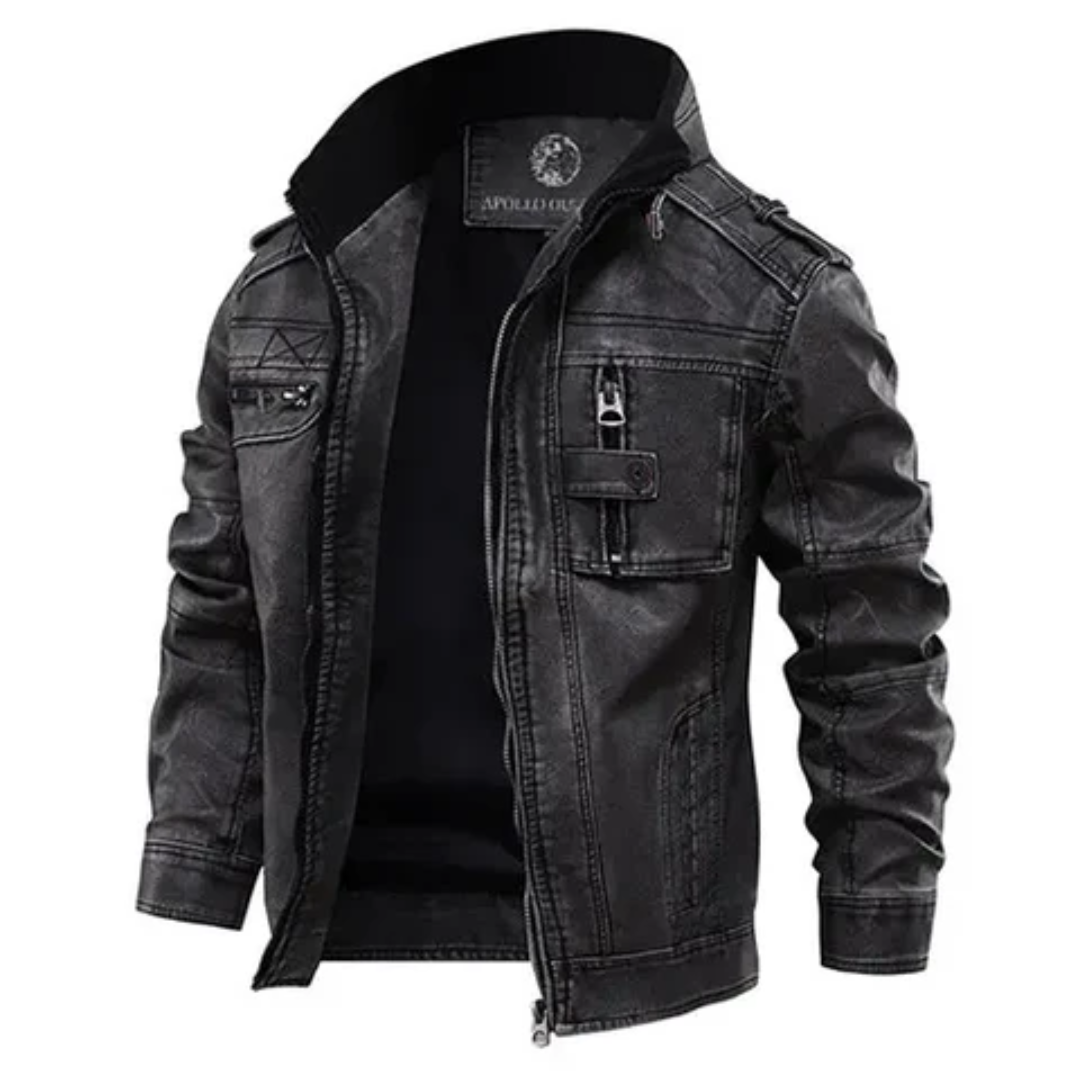 Veste Motard Homme Hivernale | Manches Longues - luxestyle
