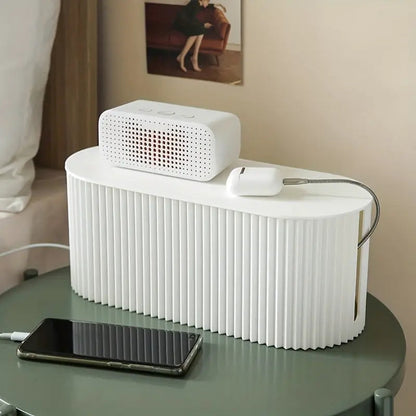 Boîte de rangement de câbles fine et compacte - LuxeStyle