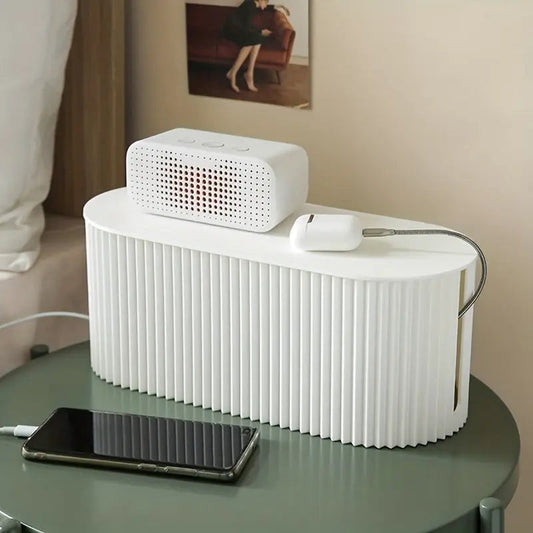 Boîte de rangement de câbles fine et compacte - LuxeStyle