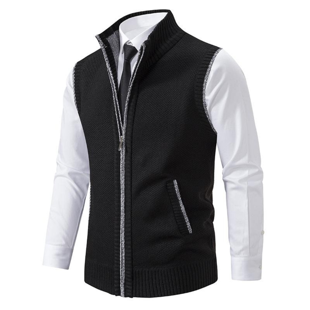 Gilet Homme Zippé Sans Manches
