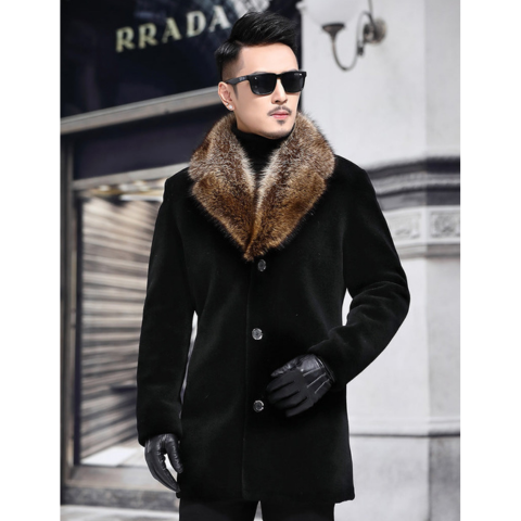 Manteau Homme Hiver Fourré Chic - LuxeStyle