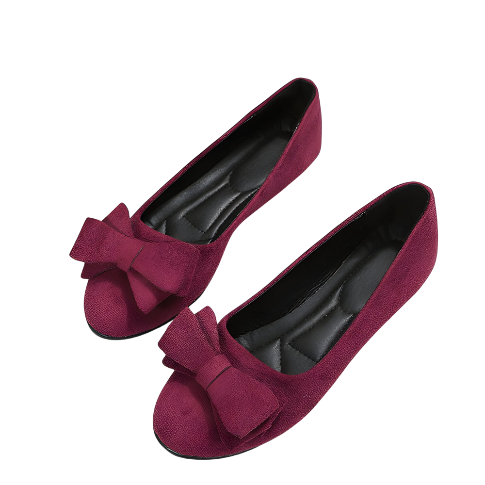 Chaussures Plates Féminines à Nœud Gracieux - LuxeStyle