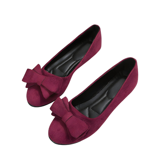Chaussures Plates Féminines à Nœud Gracieux - LuxeStyle