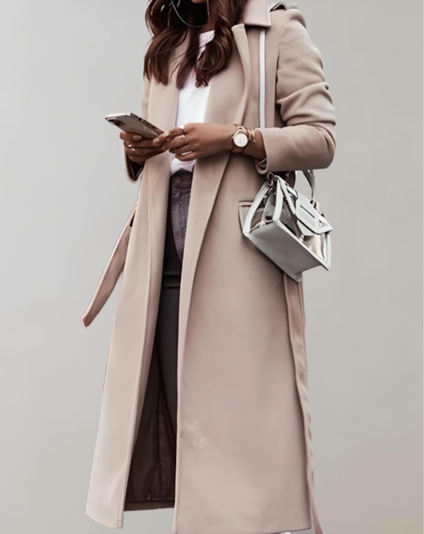 Manteau Femme Hiver Long Élégant - luxestyle