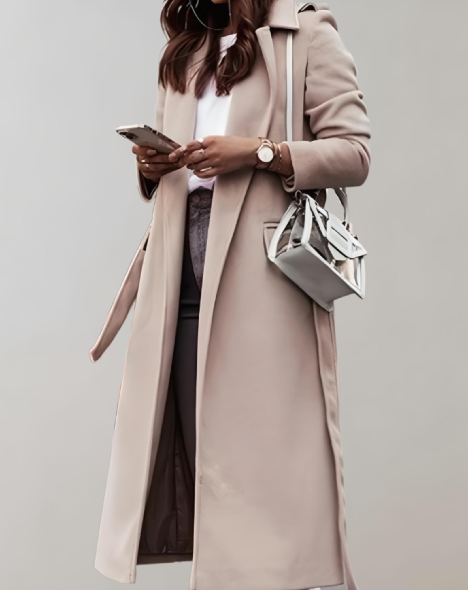 Manteau Femme Hiver Long Élégant - luxestyle