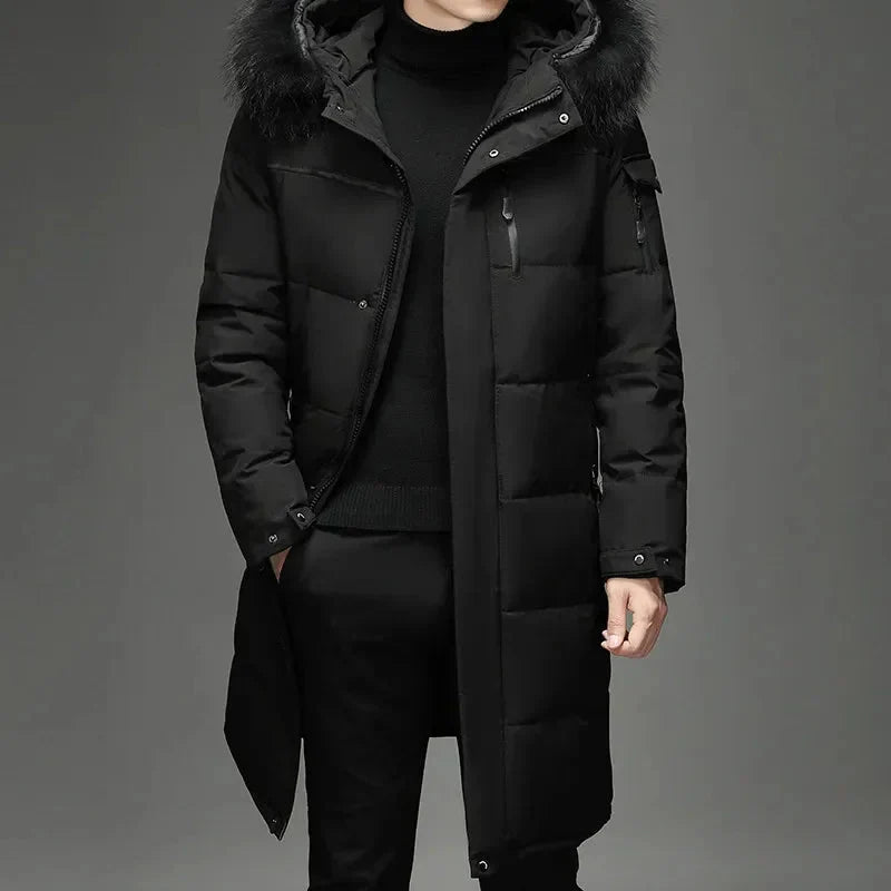 Doudoune Hiver Homme avec Capuche Réglable
