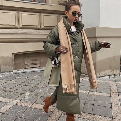 Veste Longue Femme Élégante Hiver - luxestyle