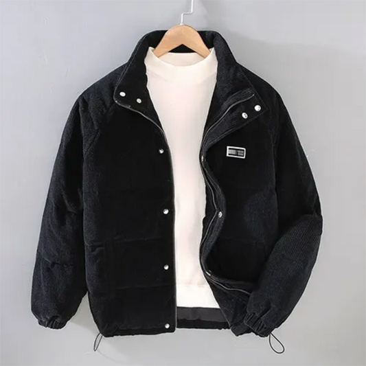 Veste Hiver Homme Velours Doux Boutonnée Relax - luxestyle