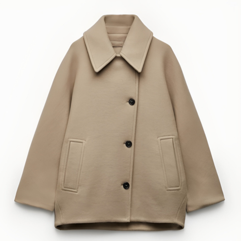 Manteau femme épais à boutons | Hiver confortable - LuxeStyle