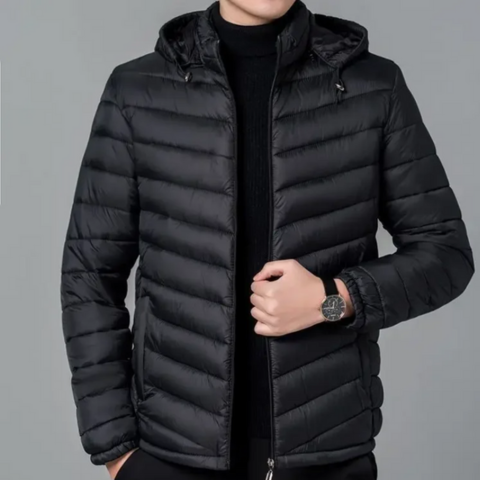 Veste d'hiver chaude et légère pour homme - LuxeStyle