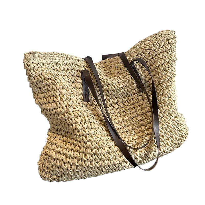 Sac Tressé Grande Capacité avec Sangles Adjustables - LuxeStyle
