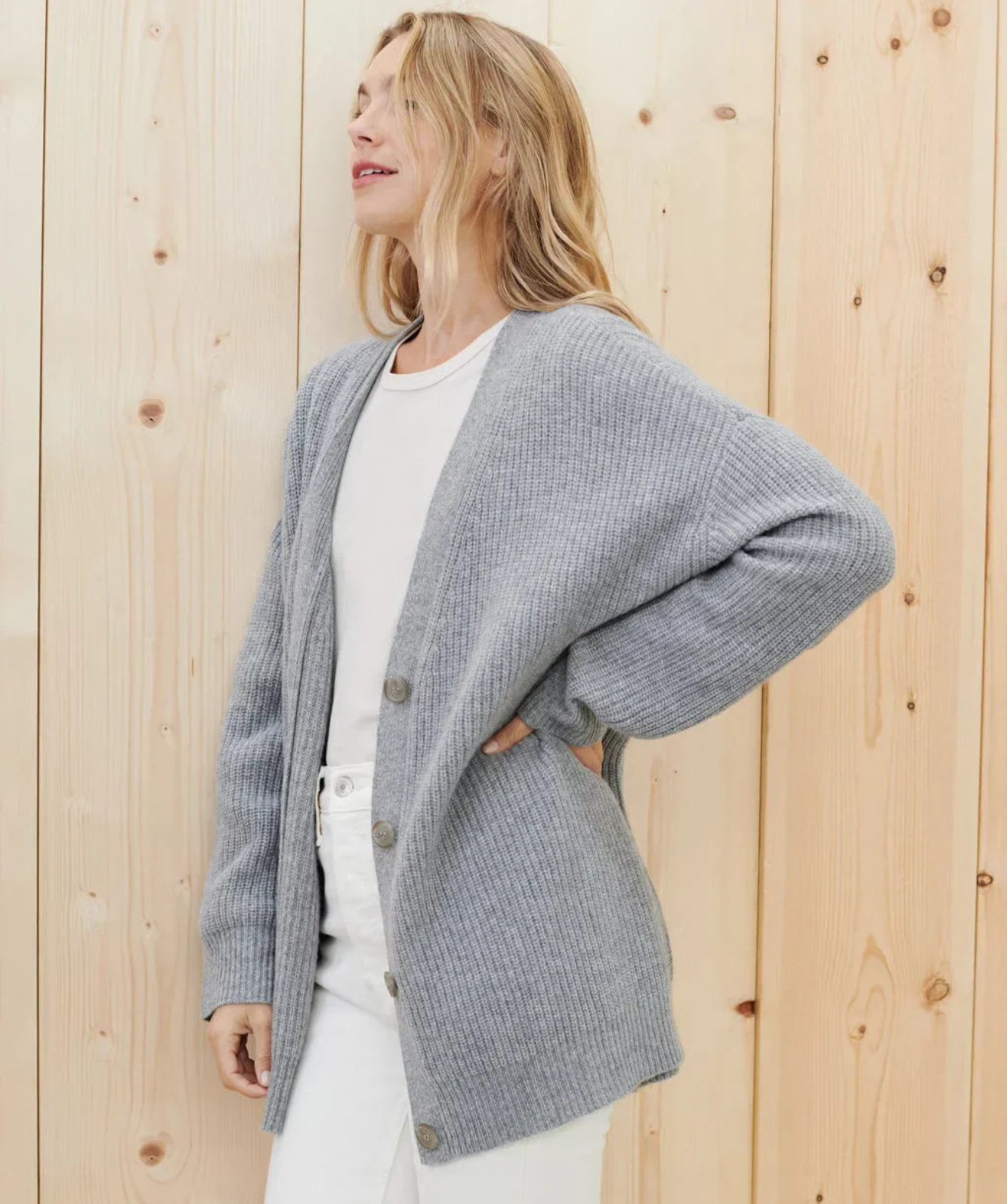Cardigan Femme Col V Élégant - luxestyle
