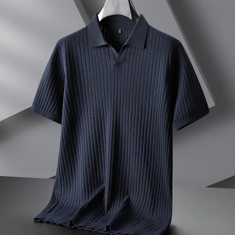 Chemise Polo Élégante Homme Manche Courte - luxestyle