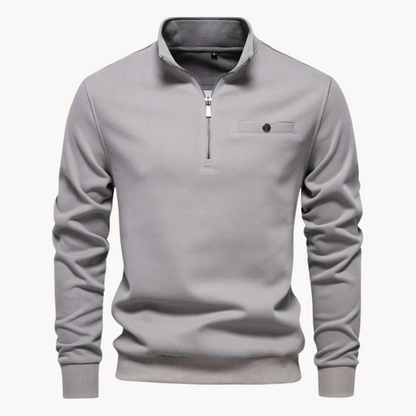 Pull décontracté homme à fermeture éclair