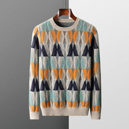 Pull Coloré Graphique Homme Pour Tous Les Jours - LuxeStyle